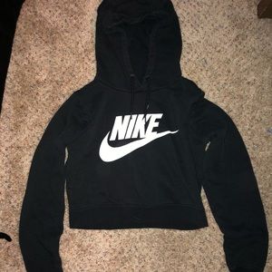 Nike cropped hoodie.